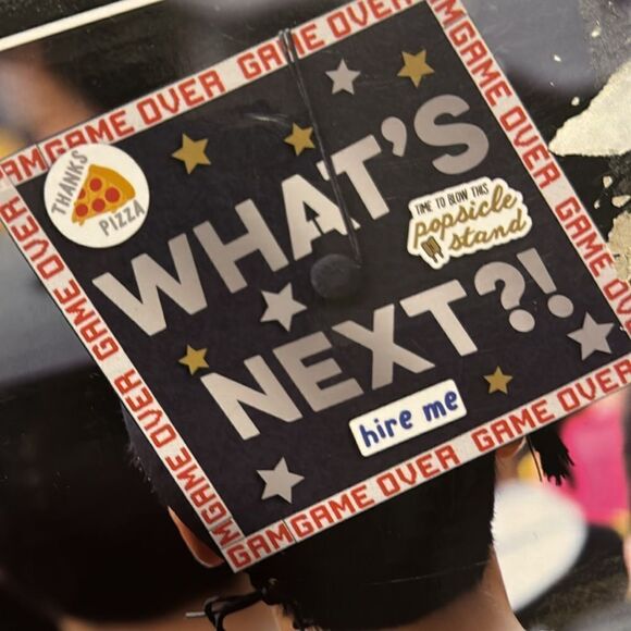 GRADUATION Sticker & Stencil decorating kit - Picture 3 of 9